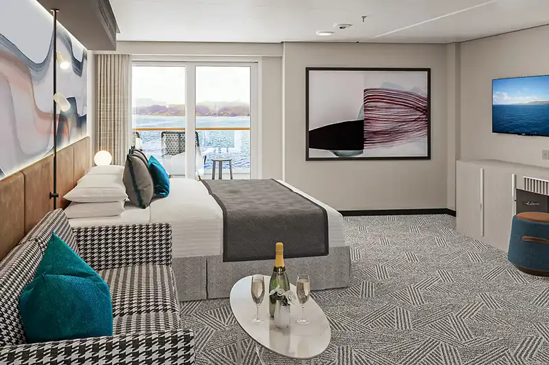 SJ Family Suite with Master Bedroom and Balcony
